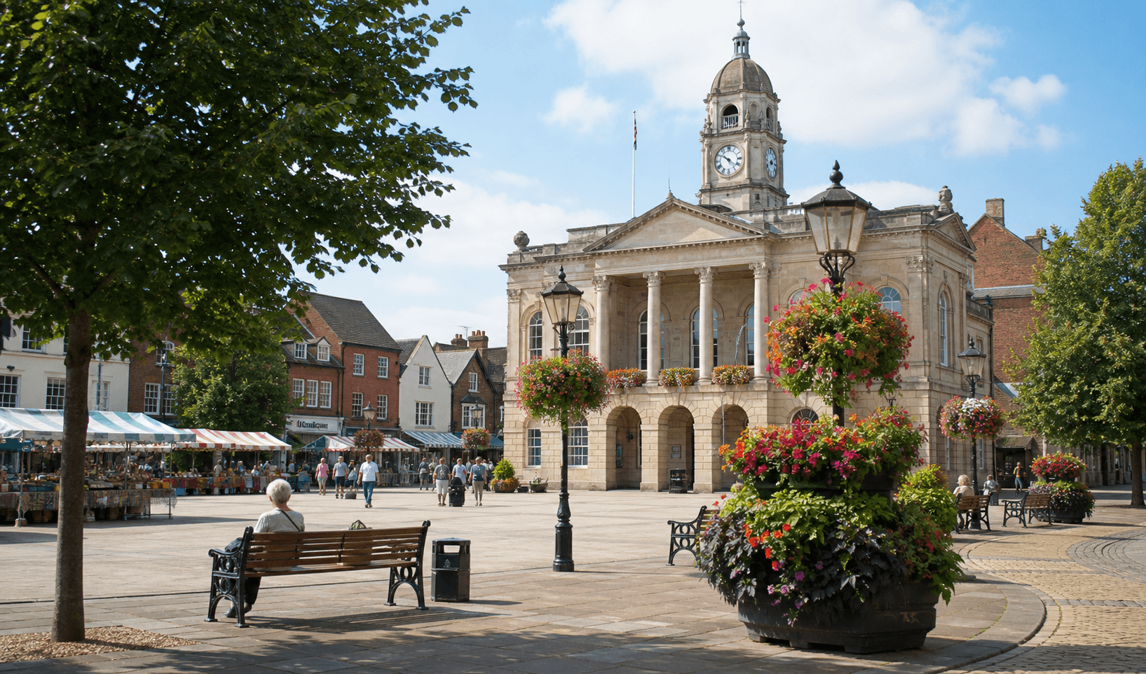 Calm local scene representing senior support in Hull